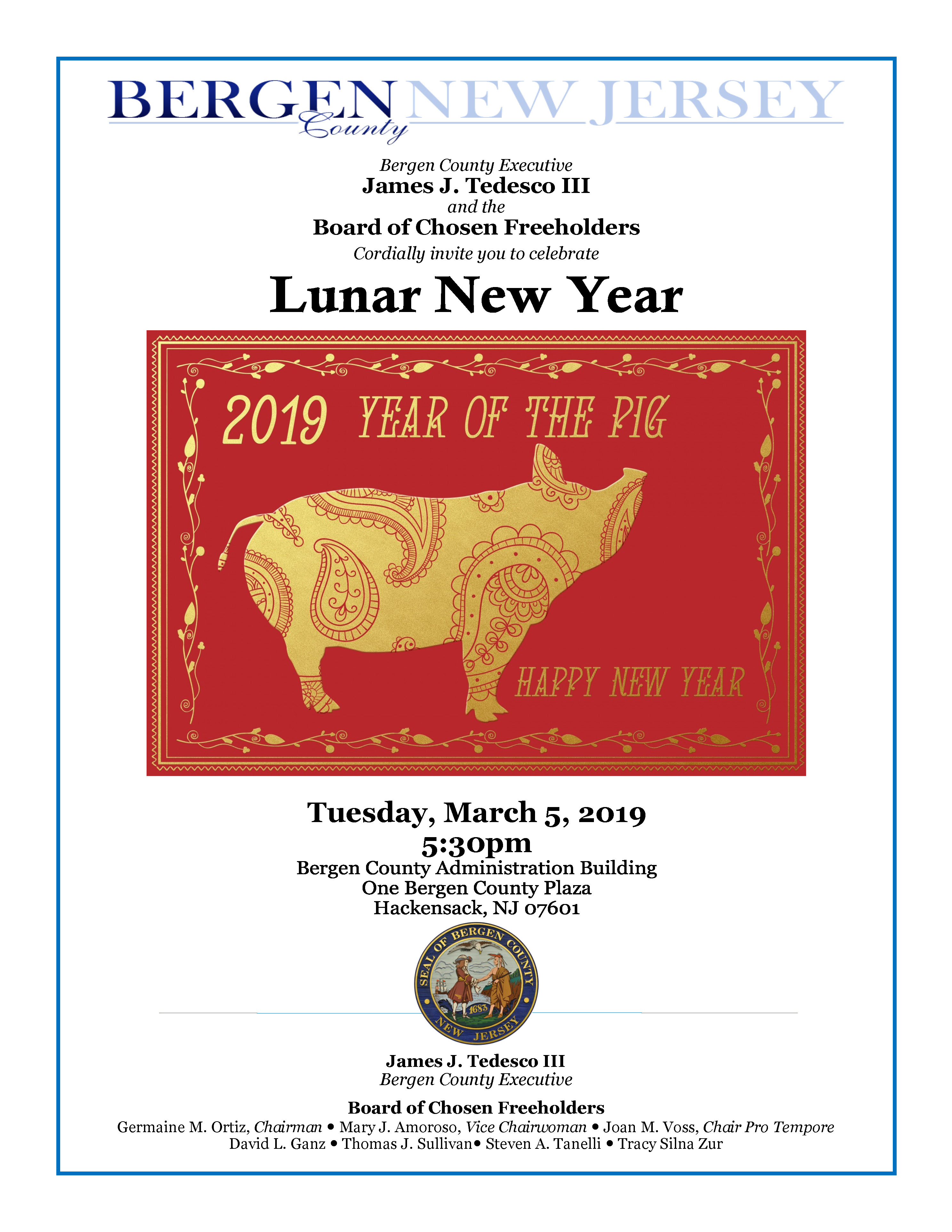 2019 Lunar New Year Flyer