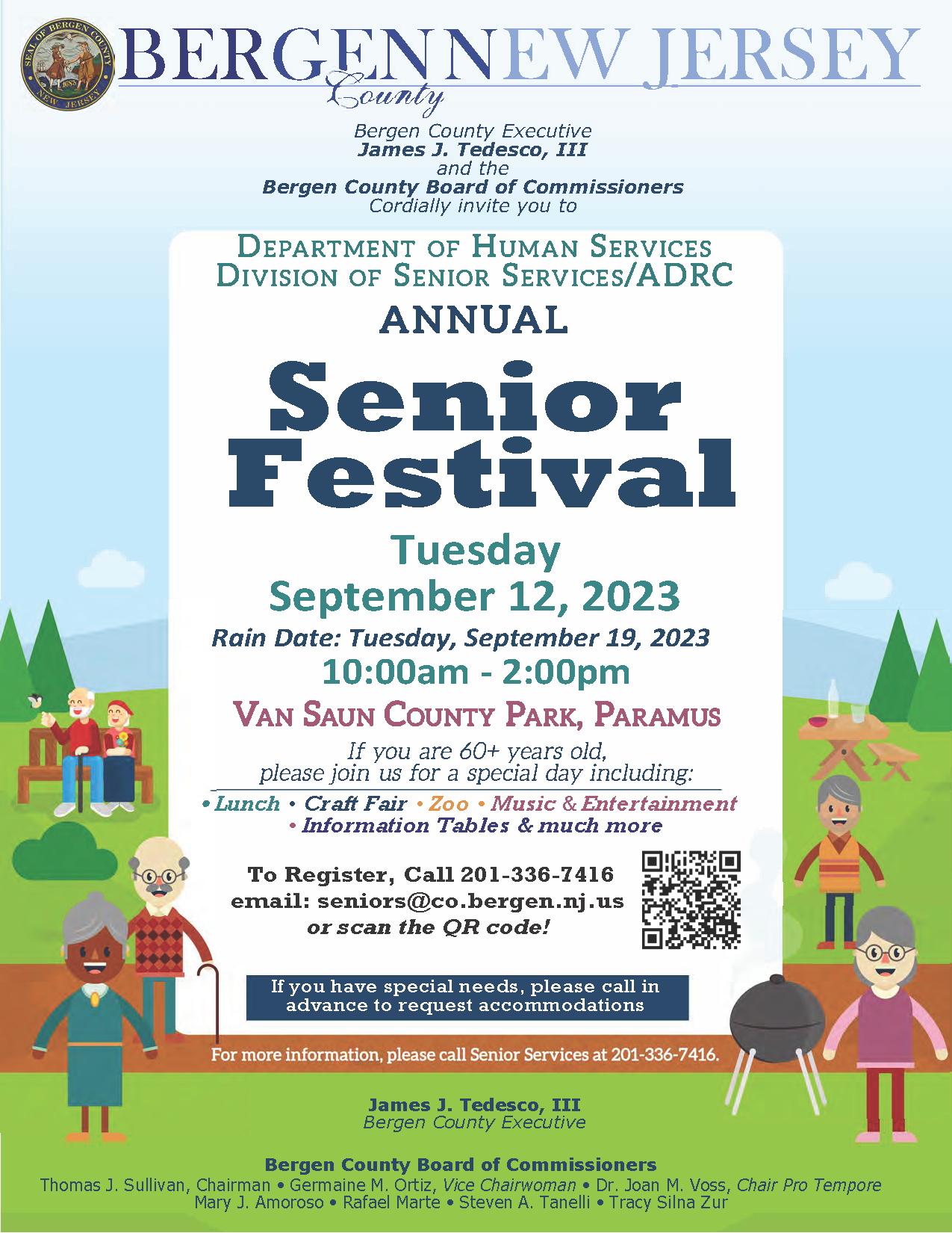 Senior Festival Flyer 2023 English