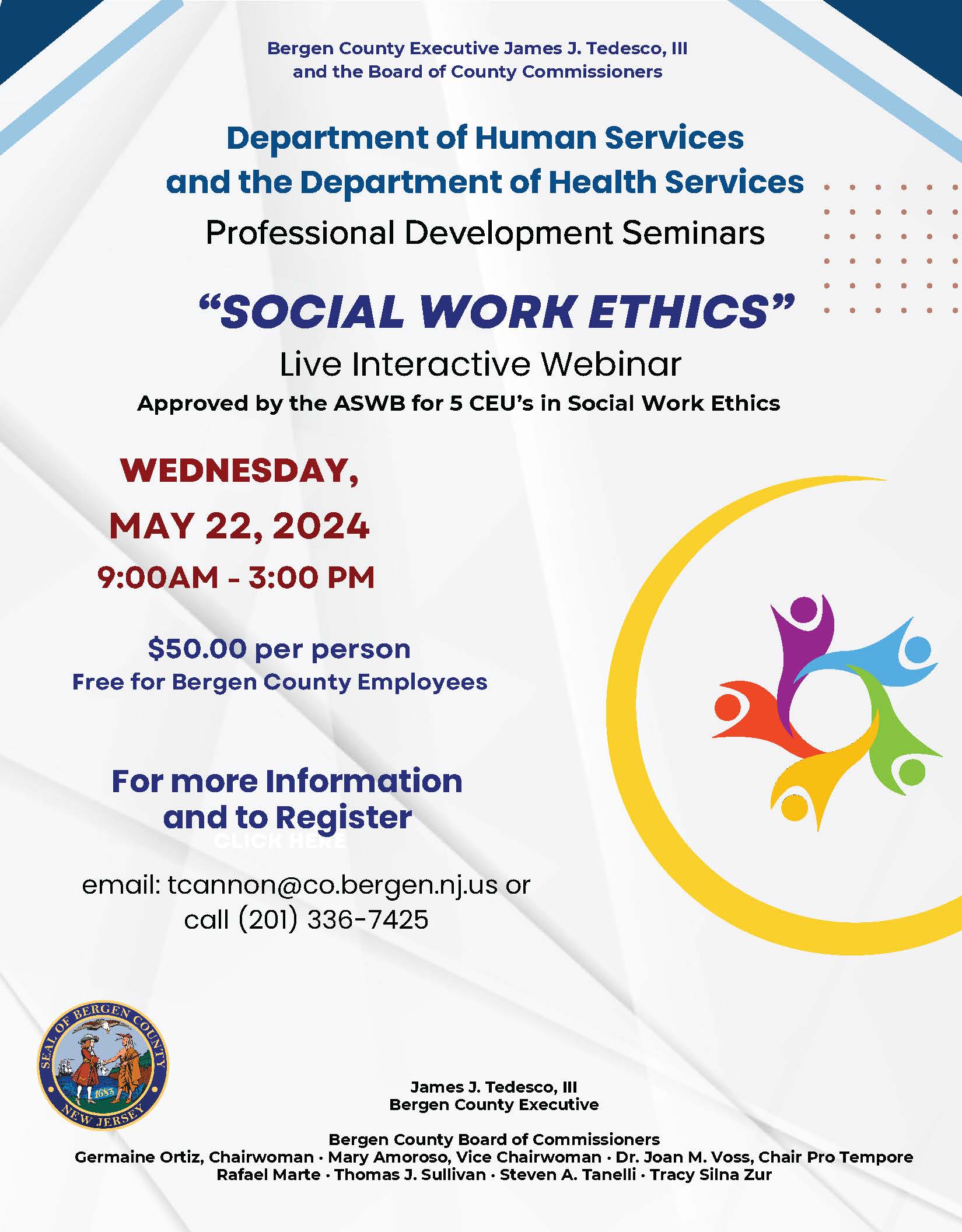 social work ethics flyer