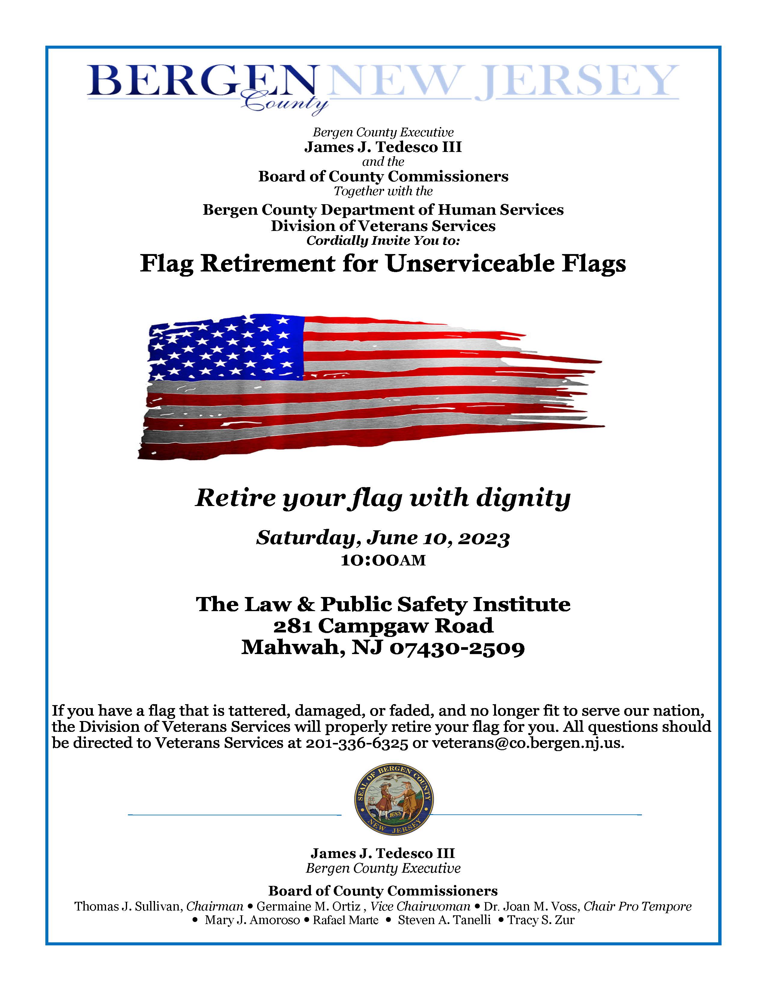 flag retirement june 10 2023