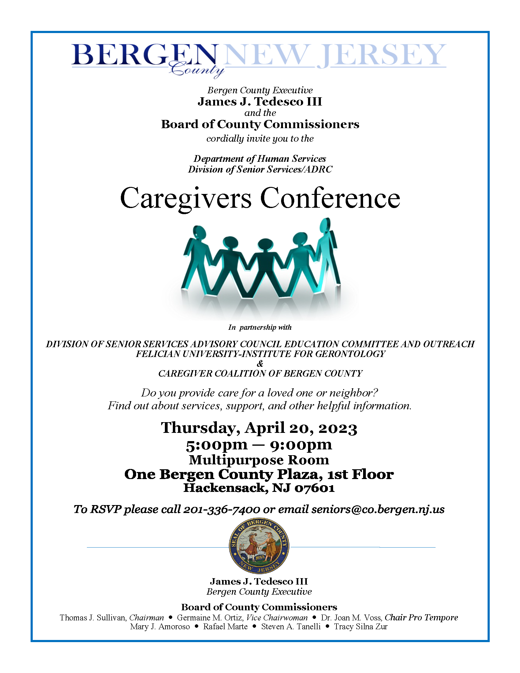 2023 spring caregiver conference flyer english