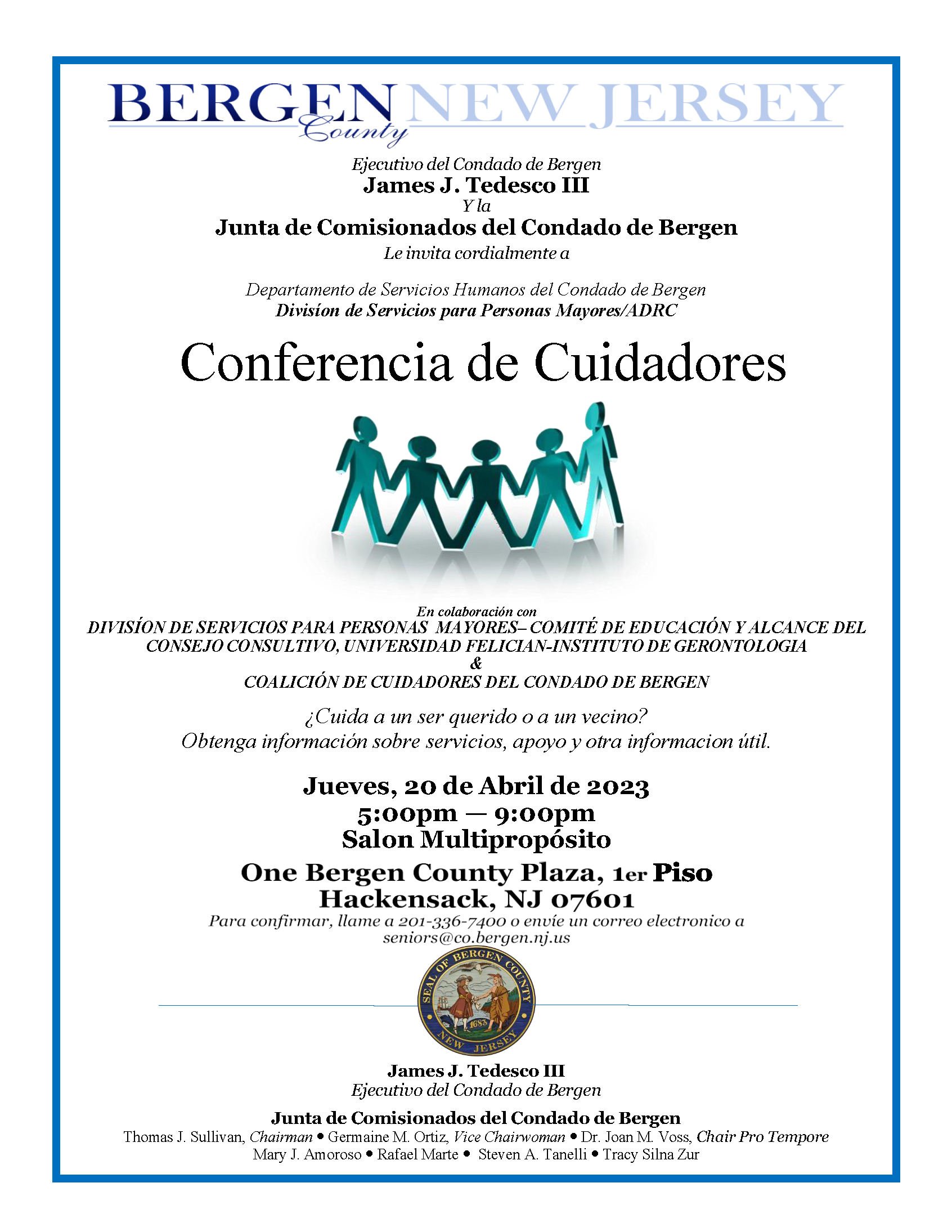 2023 spring caregiver conference flyer spanish