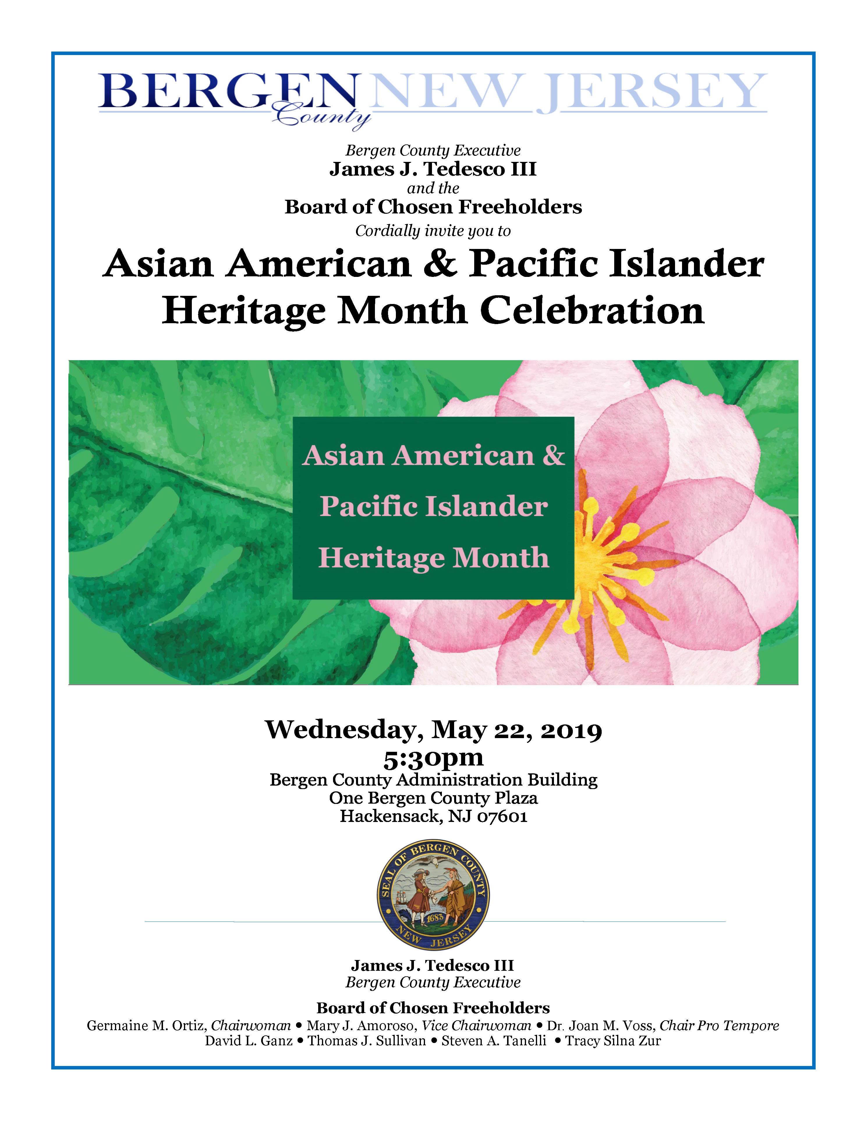 Asian American Heirtage Month Flyer