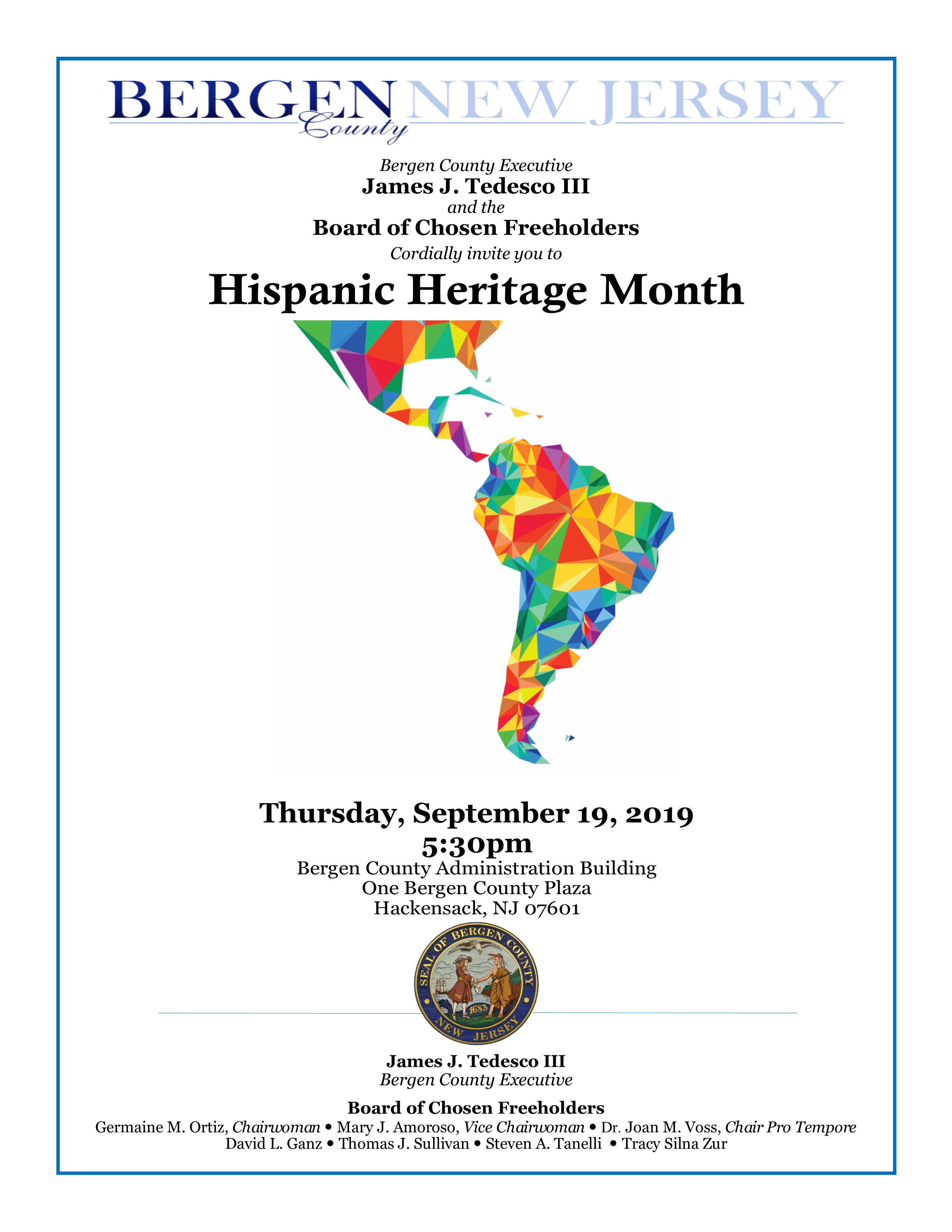 Hispanic Heritage Month 2019