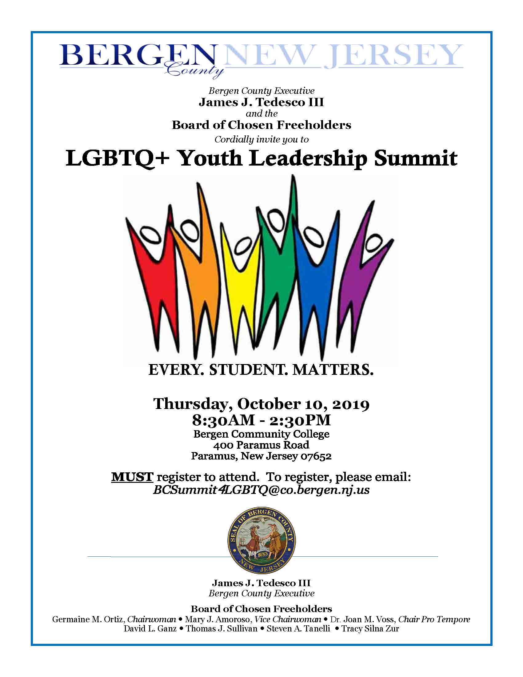 LGBTQ Leadership Summit Flyer 2019