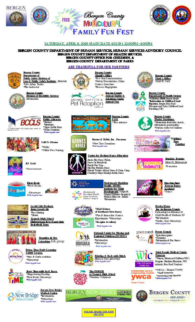 2019 Bergen County Multicultural Family Fun Fest Page 2