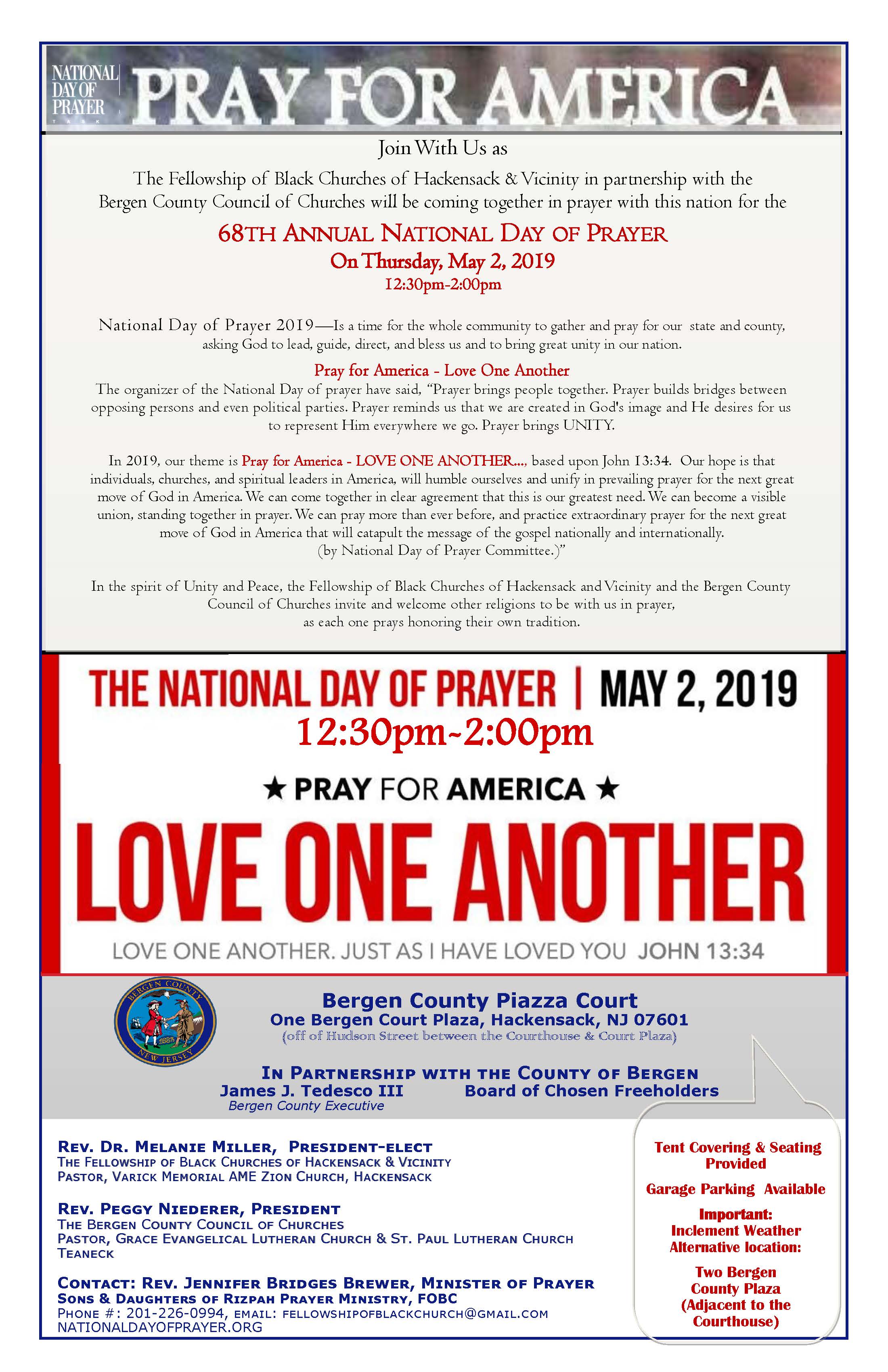 Invitation To Pray FOBC 2019