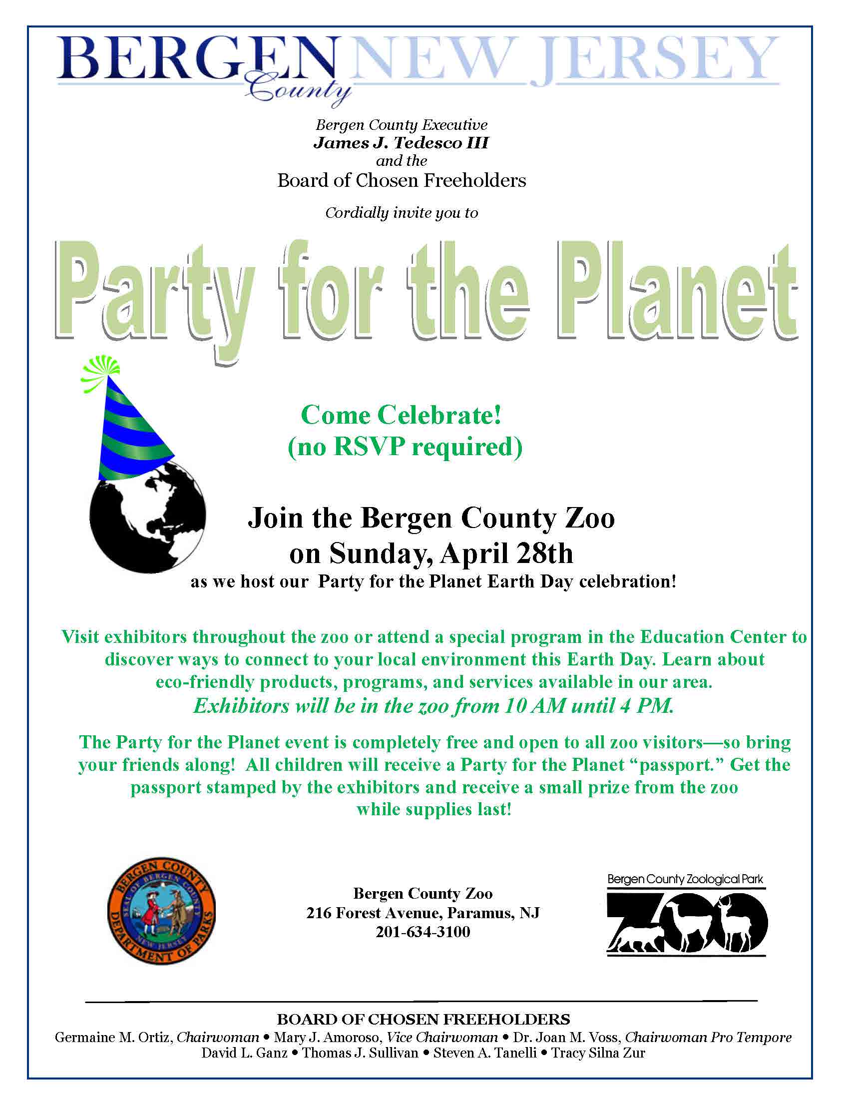 Party for the Planet April 28 2019