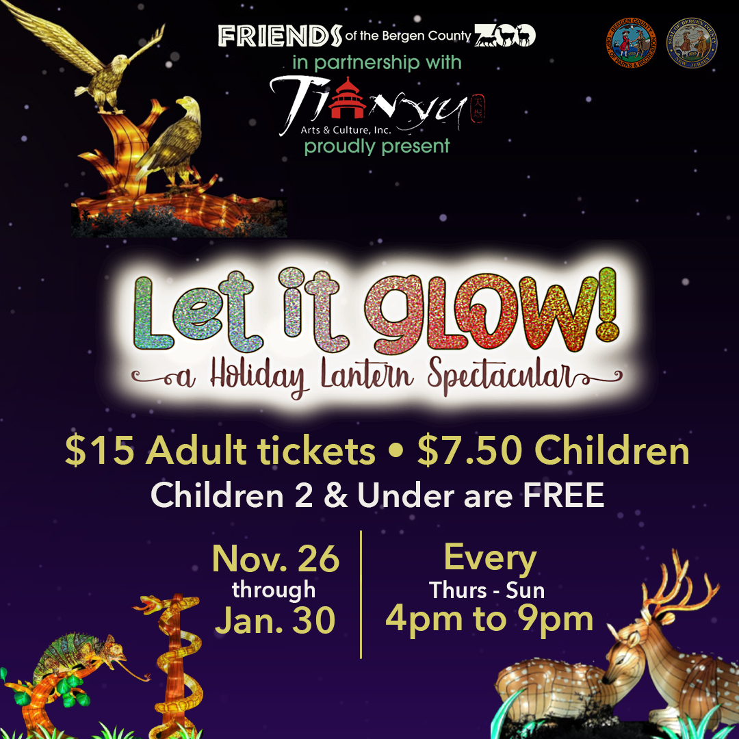 Let it GLOW!: a Holiday Lantern Spectacular Nov 26 through Jan 30th