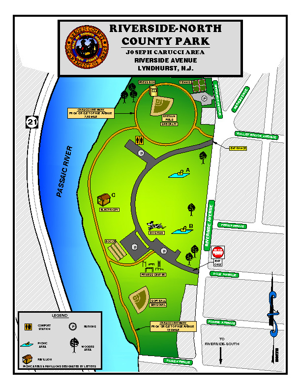 Riverside Park North Map